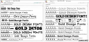  Gold Design Fonts 