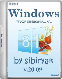  Windows 8.1 Professional VL by sibiryak v.20.09 (86/x64/RUS/2014) 
