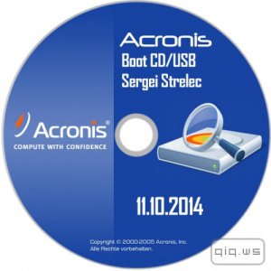  Acronis Boot CD/USB Sergei Strelec 11.10.2014 (2014/RUS) 