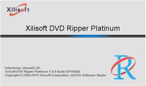  Xilisoft DVD Ripper Platinum 7.8.8.20150402 