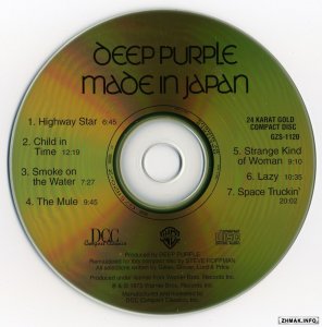  Deep Purple - Made in Japan (CD-1 from 4CD Box Set-FLAC)/ 1972 