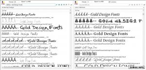  Gold Design Fonts 
