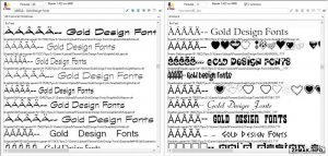  Gold Design Fonts 
